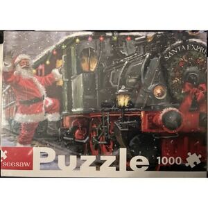 New Seesaw 1000 Piece Christmas Jigsaw Puzzle The Santa Express 18.9" x 28.8"